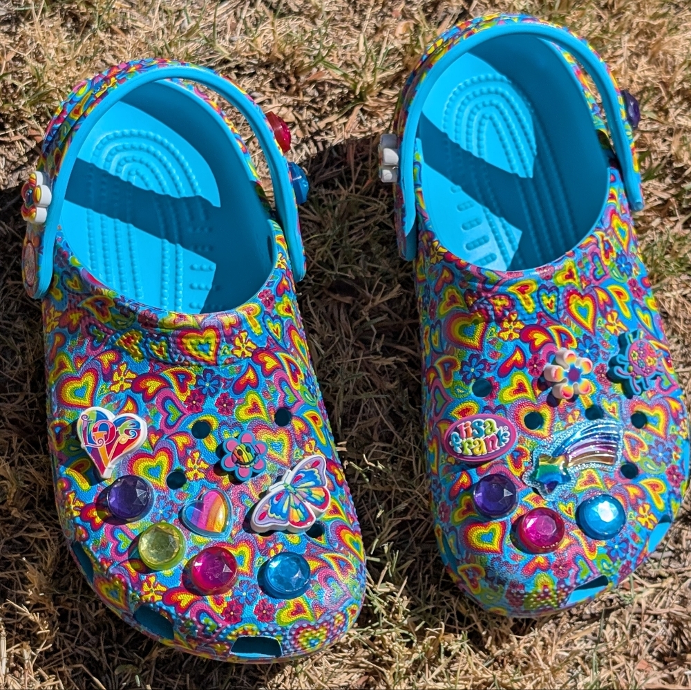 Crocs x Lisa Frank Classic Clogs J3 Women’s 5 207737-4SM Retired Limited Pair - Picture 7 of 15